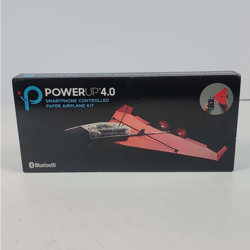 PowerUp 4.0 Smartphone Controlled Paper Airplane Kit Bluetooth 500-050BB